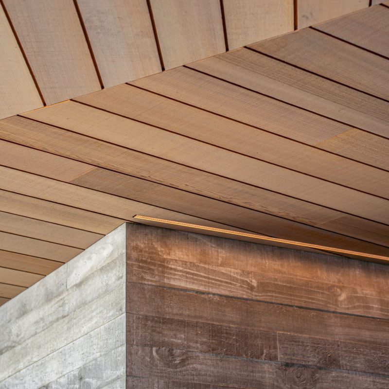 A Wolfe House interior built by Tuck Construction